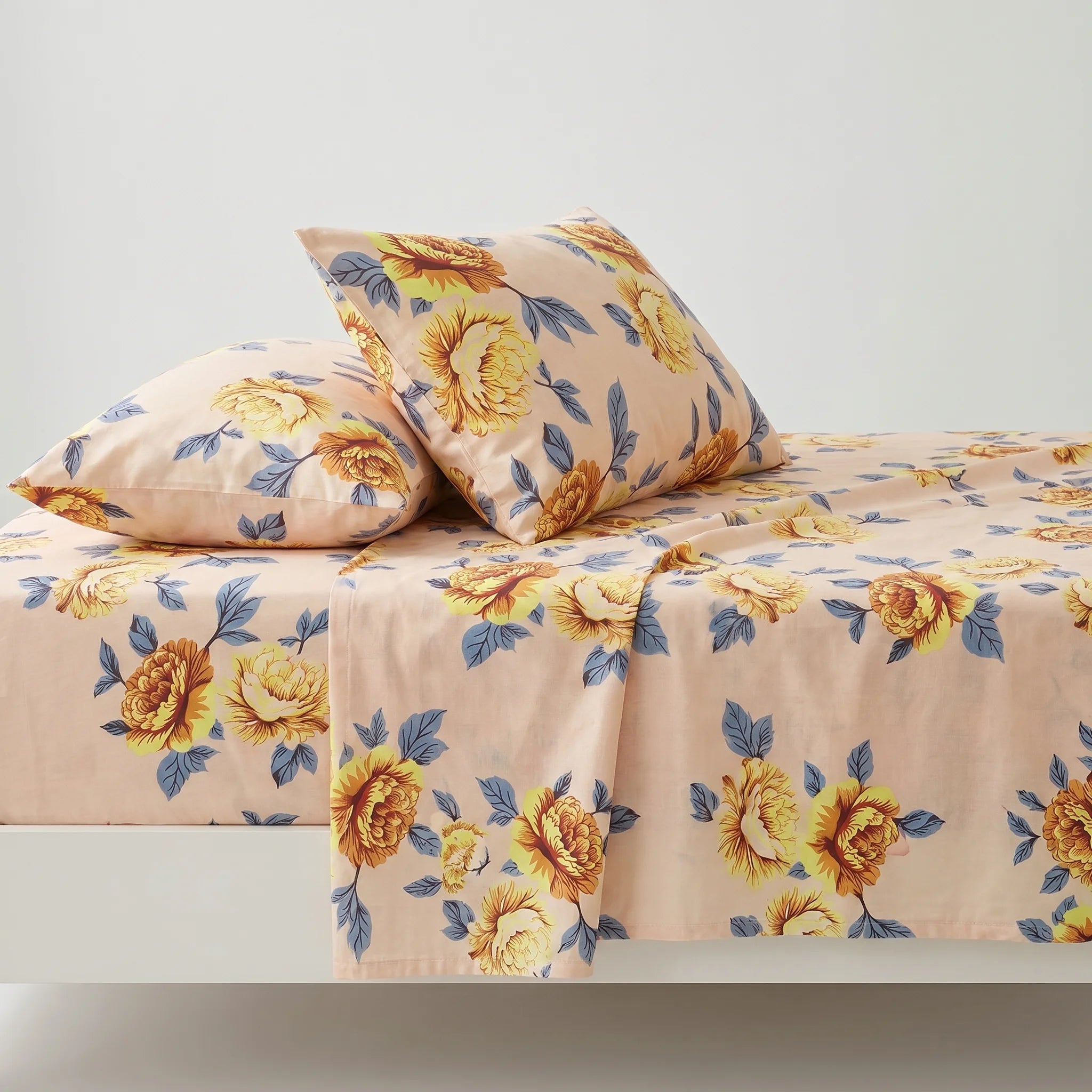 Amber Blossom Premium Bedsheet