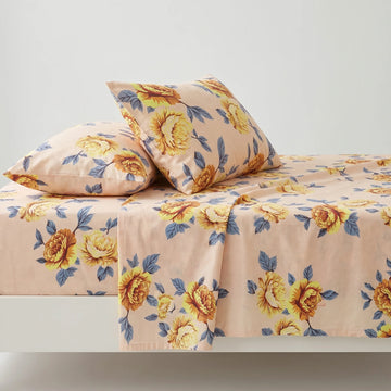 Amber Blossom Pure Bedsheet - Single