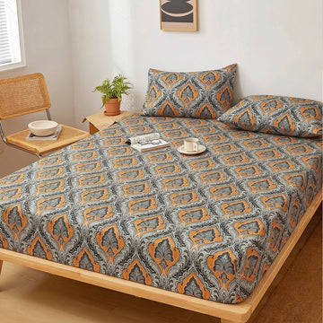 Amber Heritage Printed Fitted Sheet