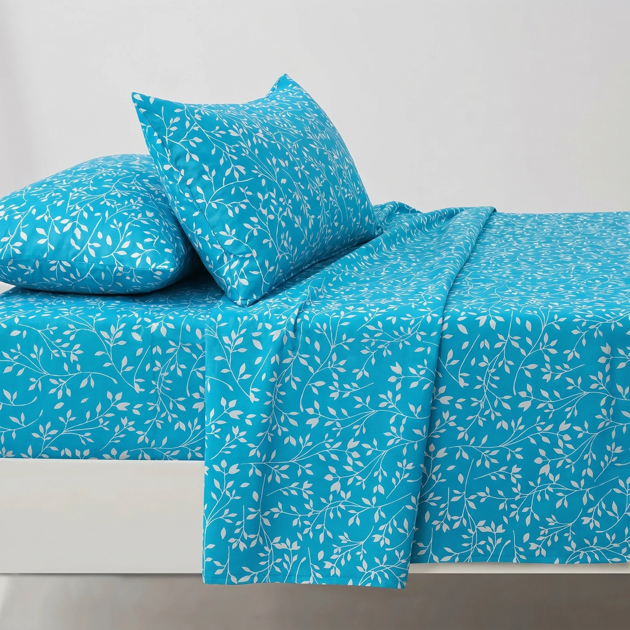 Aqua Vine Serenity Premium Bedsheet