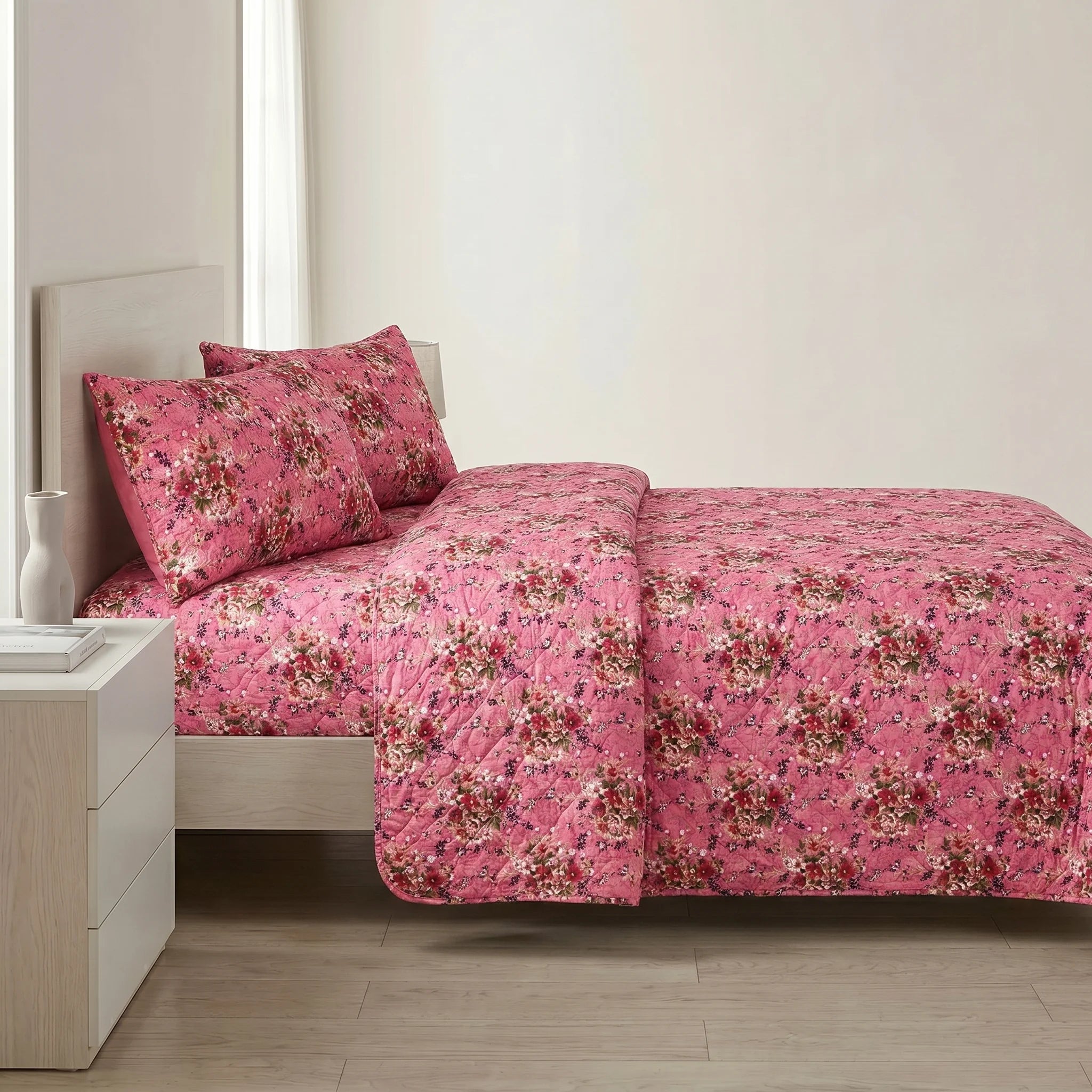 Blossom Bouquet Bed Spread Set — 3 PCS