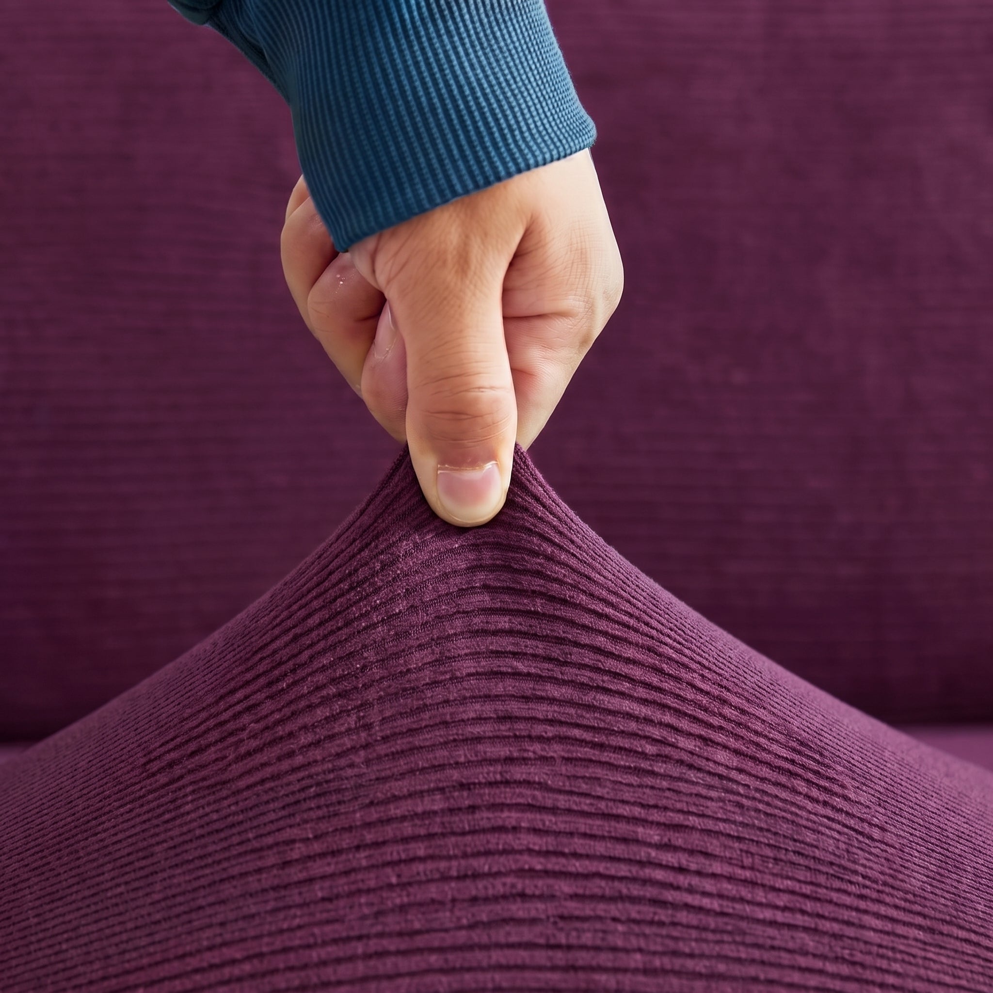 Deep Purple Turkish Sofa Cover