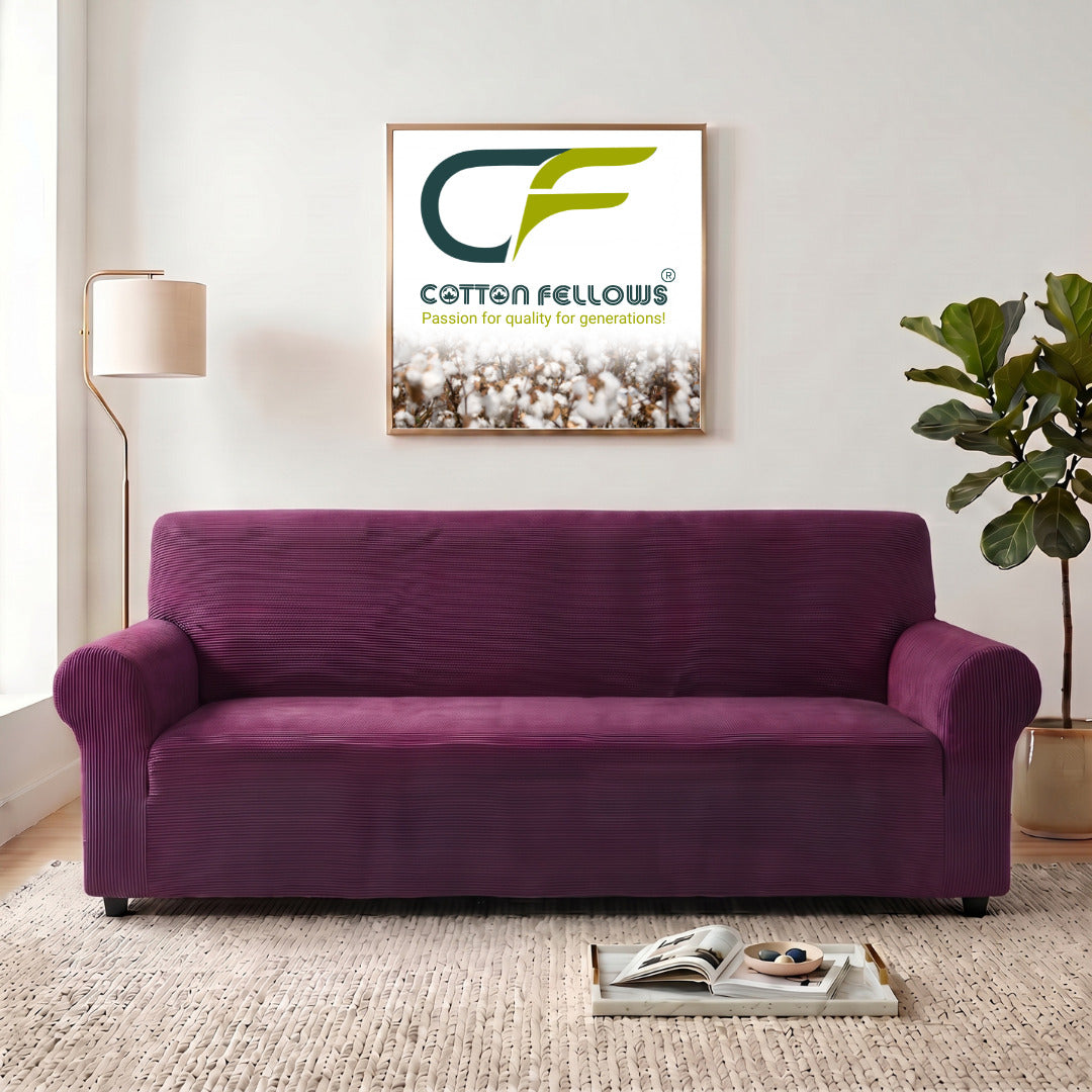 Deep Purple Turkish Sofa Cover