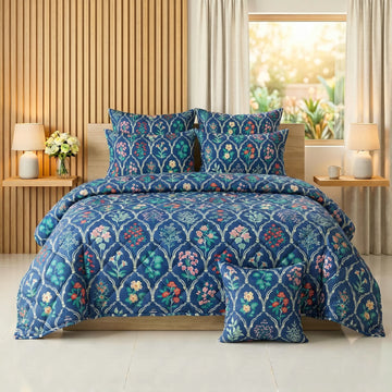Floral Archway Comforter Set — Printed