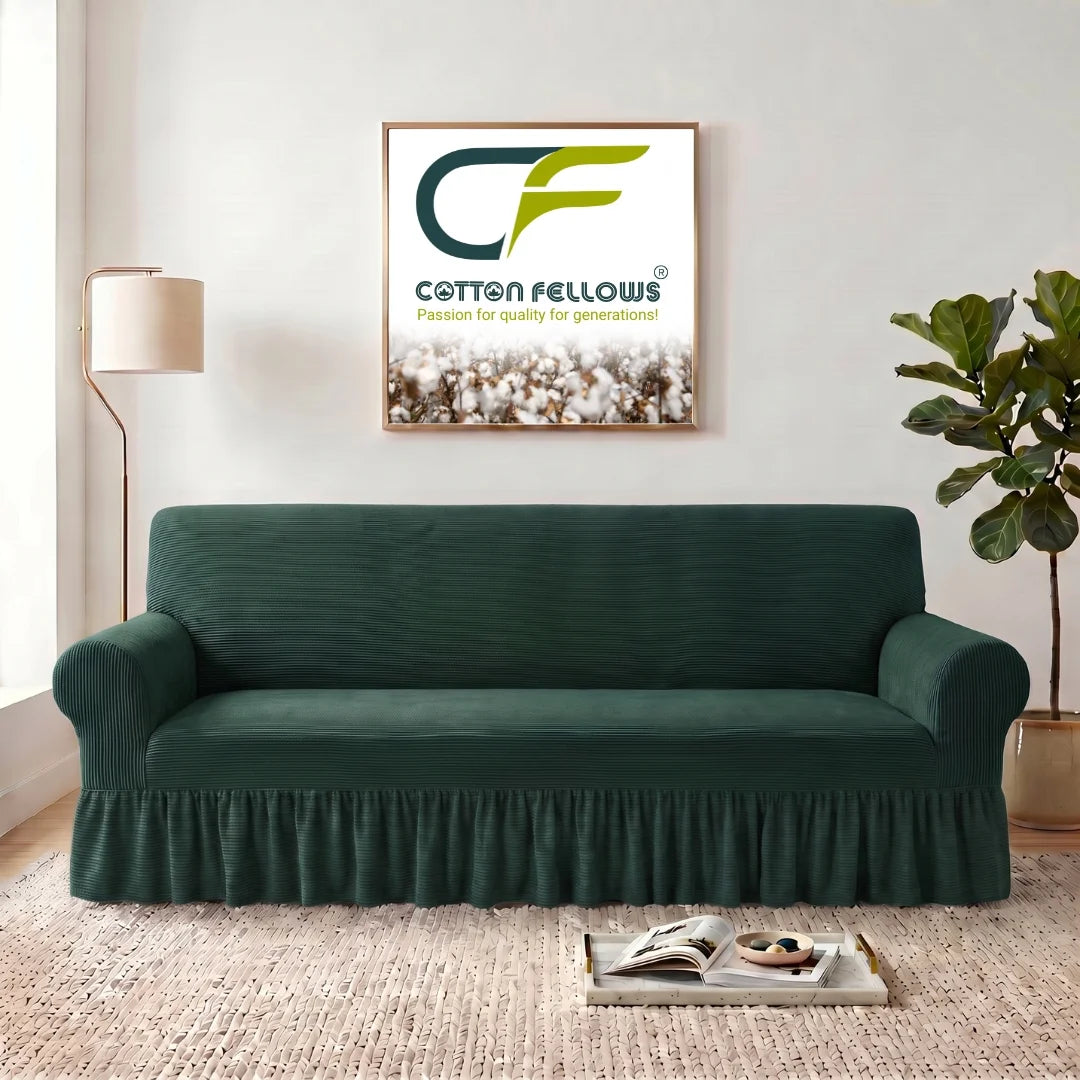 Forest Green Turkish Sofa Cover