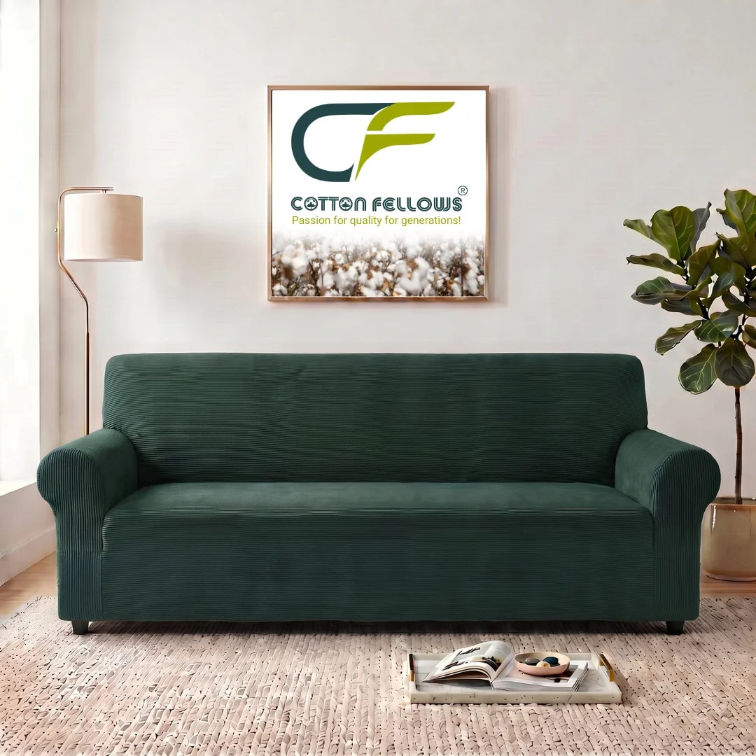 Forest Green Turkish Sofa Cover