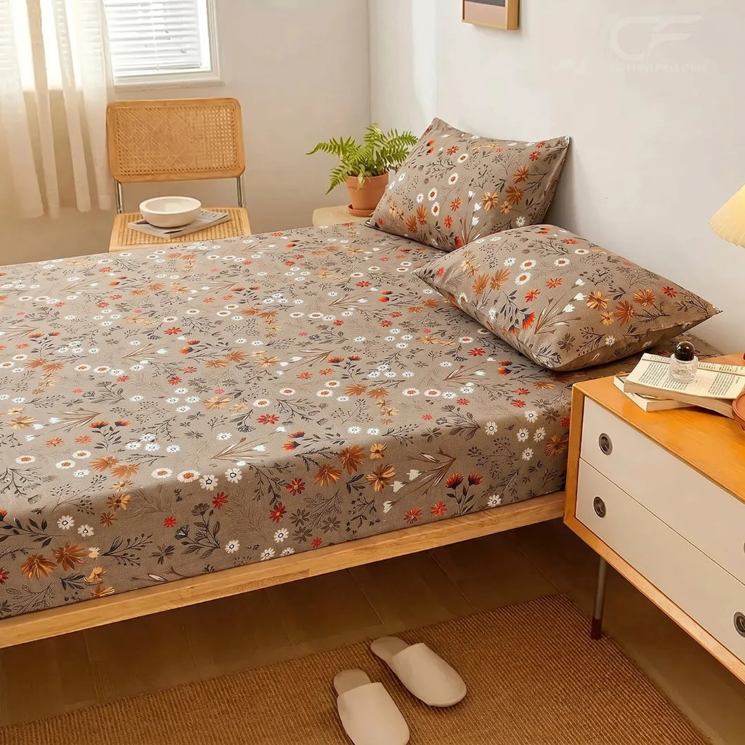 Meadow Bloom Printed Fitted Sheet