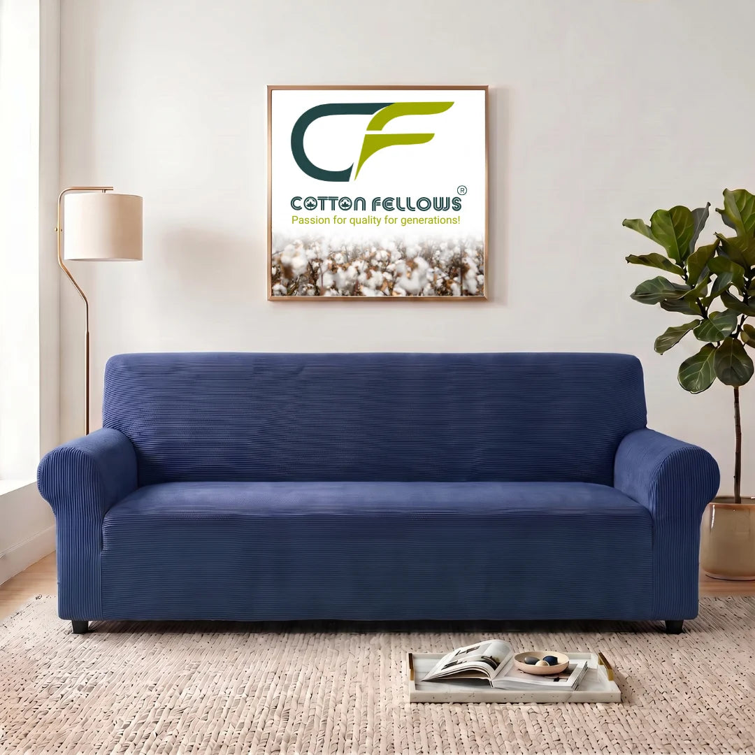 Navy Blue Turkish Sofa Cover