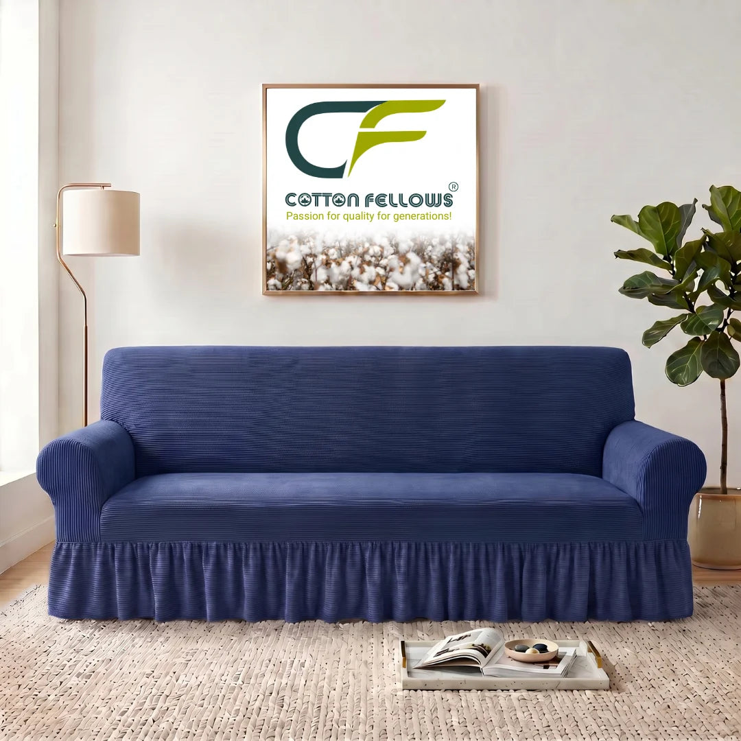 Navy Blue Turkish Sofa Cover