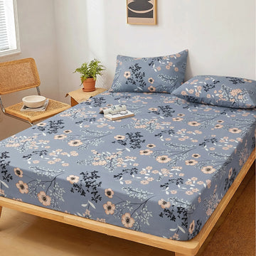 Powder Bloom Printed Fitted Sheet