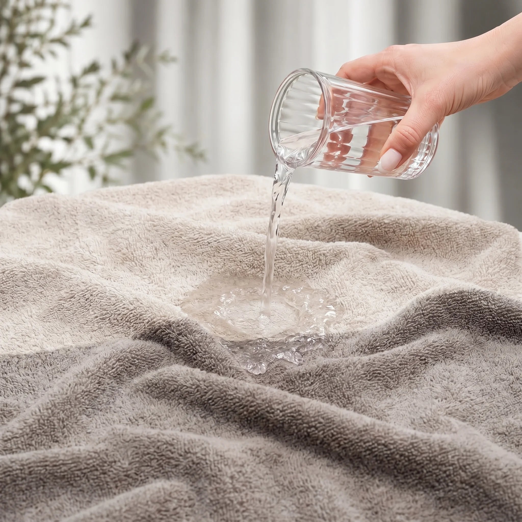 Reversible Dual Tone Bath Towel — Cream & Taupe | 100% Cotton