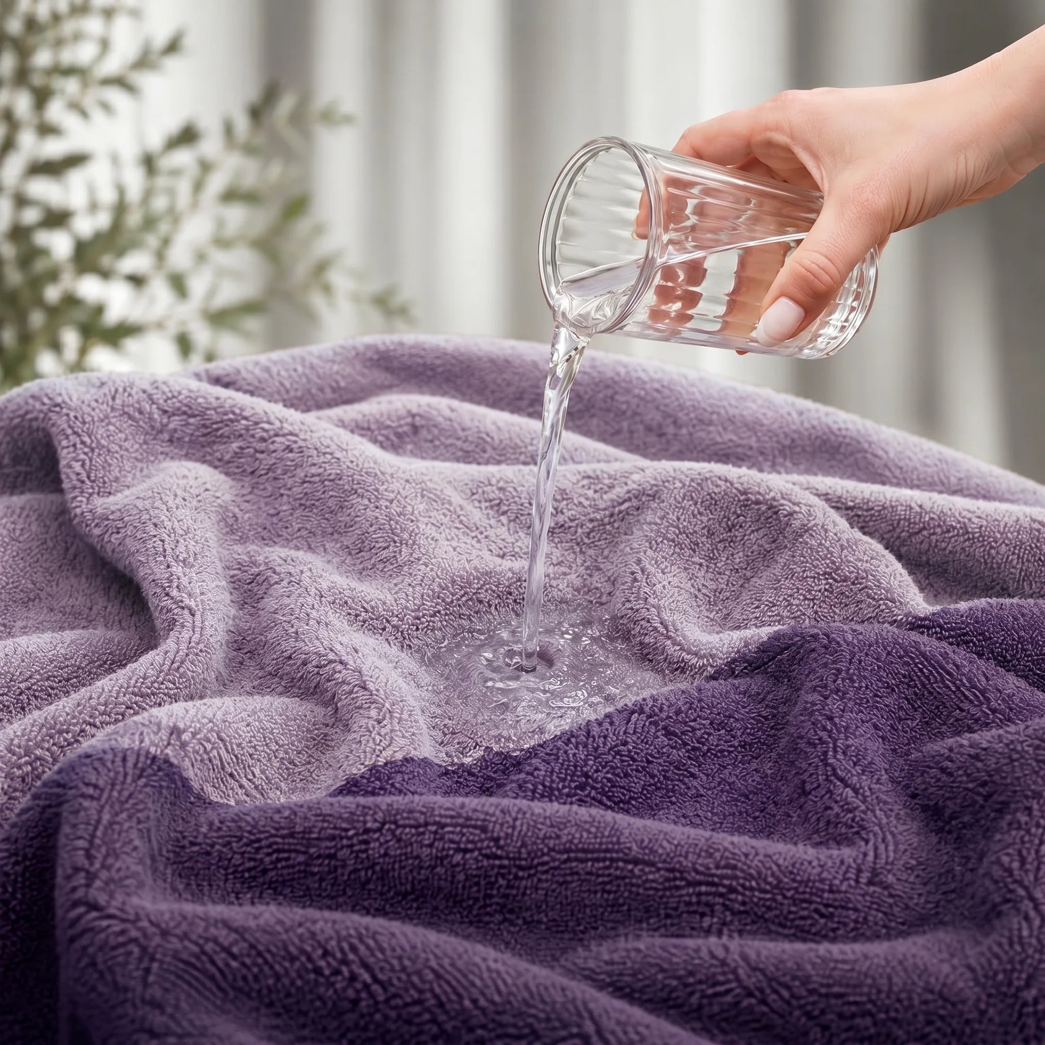 Reversible Dual Tone Bath Towel — Lavender & Purple | 100% Cotton