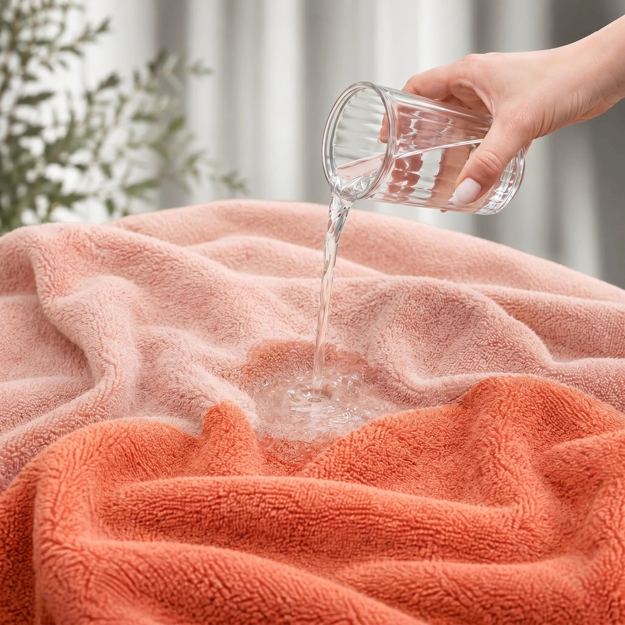 Reversible Dual Tone Bath Towel — Peach & Salmon | 100% Cotton