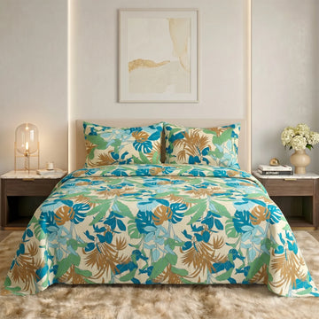 Tropical Oasis Premium Bedsheet