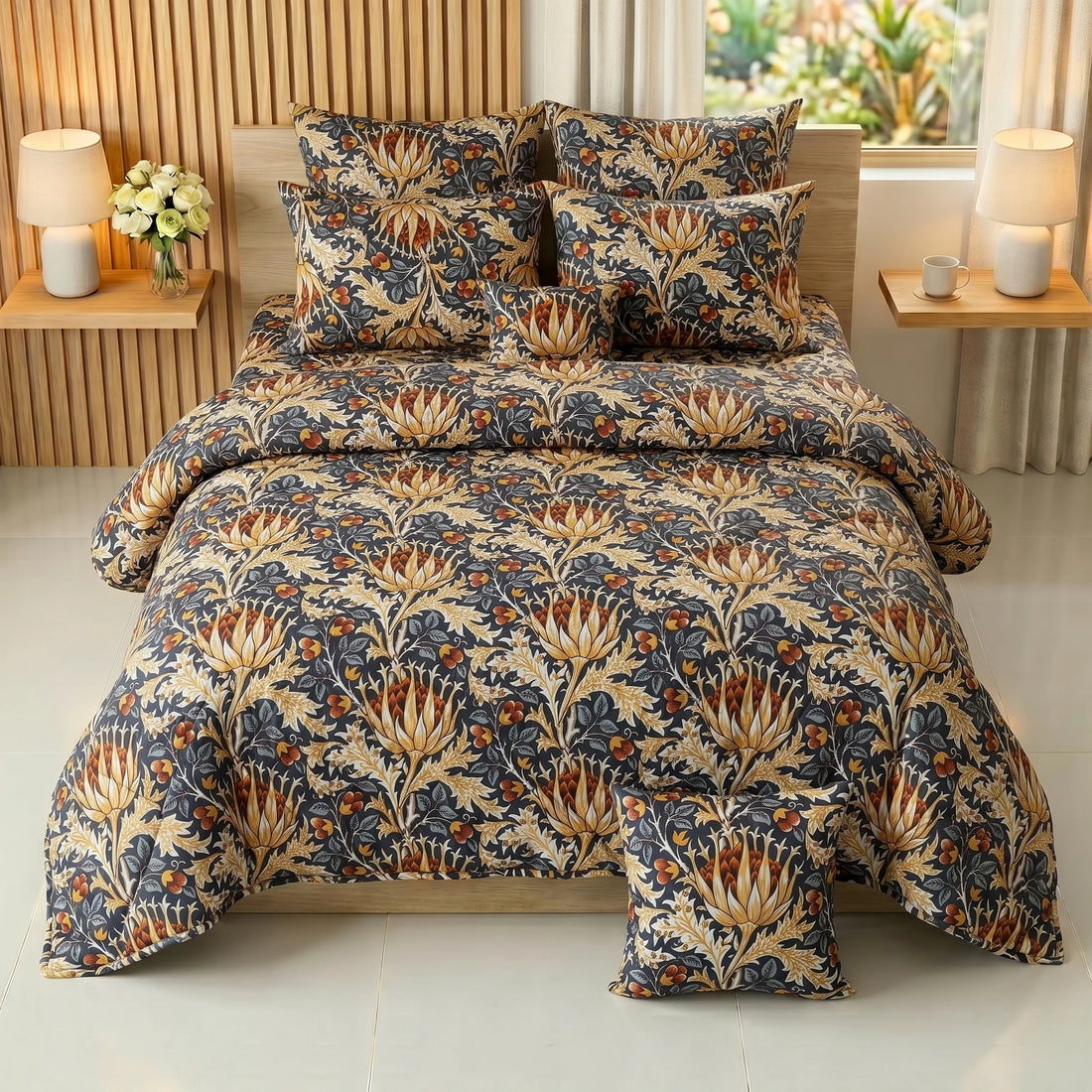 Vintage Tapestry Comforter Set — Printed