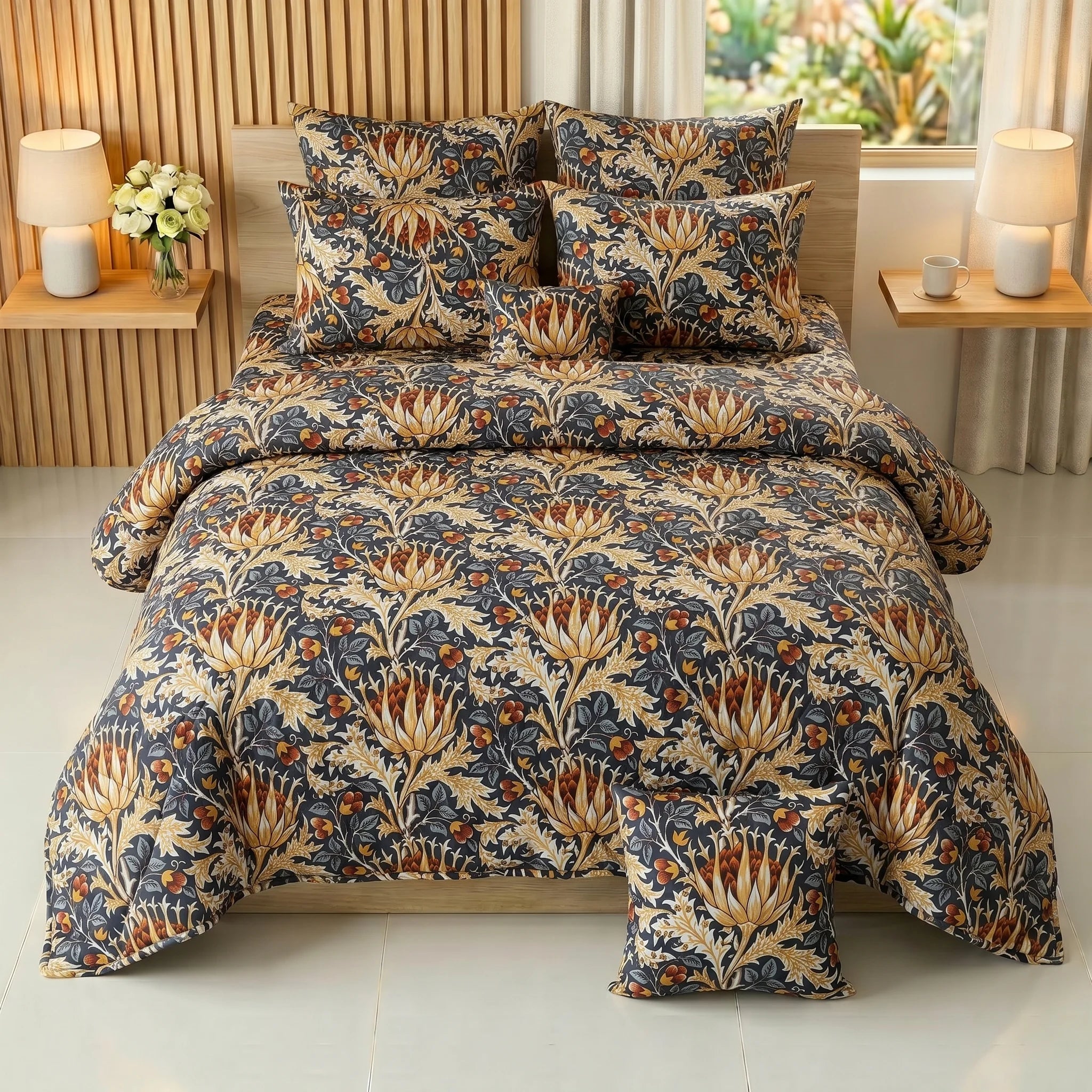 Vintage Tapestry Comforter Set — Printed