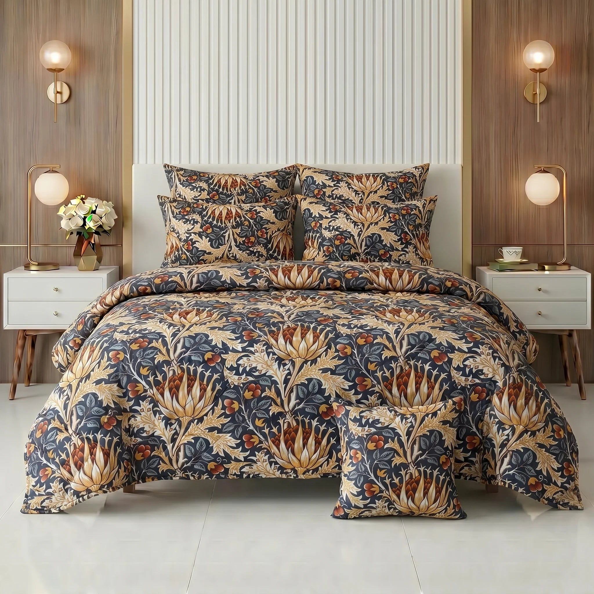 Vintage Tapestry Comforter Set — Printed