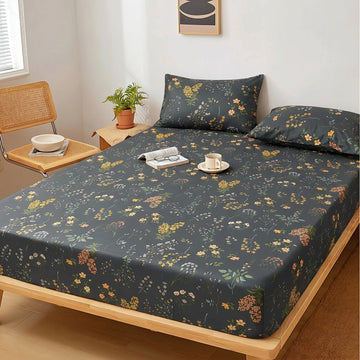 Wildflower Meadow Premium Fitted Sheet Set
