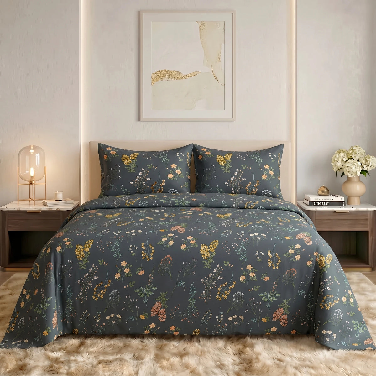 Wildflower Meadow Pure Bedsheet - Single